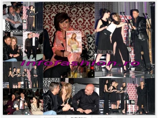 VIPMODA singura revista de moda suta la suta romaneasca, lansare la Bucuresti, Irina Schrotter si Catalin Botezatu premiati 09.04.2009