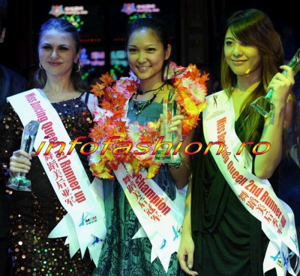 Miss Dancing Queen Award 23 Oct 2009 Winner Miss Kazakhstan, 1st Ru Miss Moldova- Domnita Sajin, 2nd Ru Miss Hong Kong 
