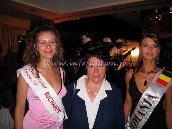Veronica Florescu, sotia Insarcinatului cu afaceri al Romaniei la Harare, Madalina Draghia si Sorana Nita la Miss Tourism World