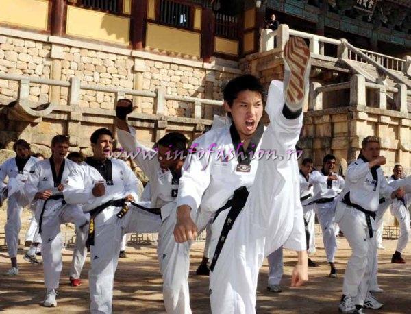 MR. WORLD Tae Kwon Do at Bulguksa Temple in Korea 2010