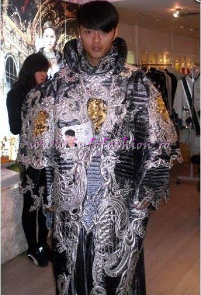 MR WORLD China PR display KOREA Top Fashion Designer creations, Andre Kim