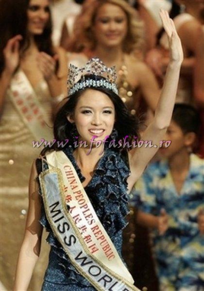 World 2007 Zhang Zilin from China in the panel jury of Mister World 2010