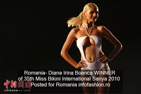 Romania- Diana Irina Boanca WINNER of 35th Miss Bikini International In Sanya 2010  