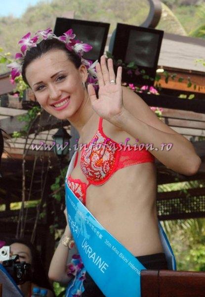 Ukraine- Ulia Struk, 1st ru Miss Charm at 35th Miss Bikini International In Sanya 2010