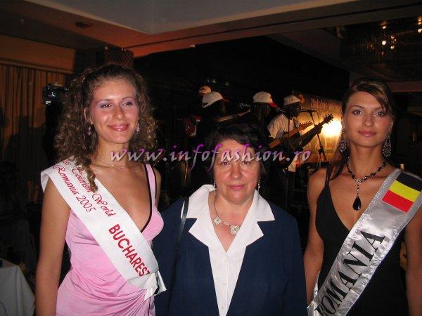 Veronica Florescu, sotia Insarcinatului cu afaceri al Romaniei la Harare, Madalina Draghia si Sorana Nita la Miss Tourism World-Zimbabwe 2005						