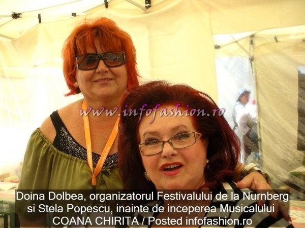 Doina Dolbea, organizatorul Festivalului de la Nurnberg si actrita Stela Popescu