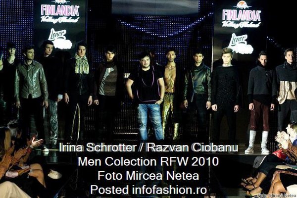 Irina_Schrotter si Razvan Ciobanu Fashion Designers Men Collection la Romanian Fashion Week 2010 Iasi