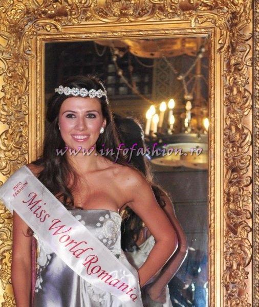 Lavinia Postolache este castigatoarea Miss World Romania 2010 Final 11.09. Castelul Cantacuzino Busteni 