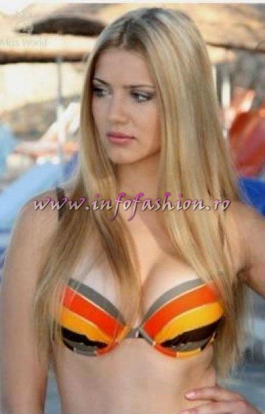 Bosnia_2010 Herzegovina- Snezeana Prorok at Miss World 60th edition in China, Sanya 