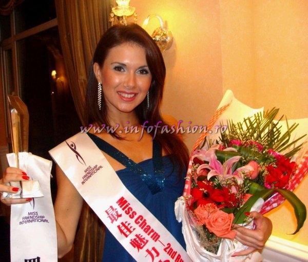 2010 Larisa Boriceanu, Miss Charm 2nd runner up la Miss Friendship in China /Infofashion Agressione Brasov