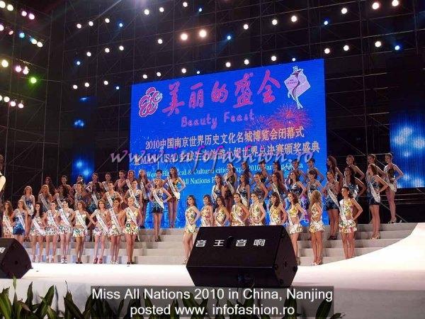 China PR- TOP 16 Miss All Nation 2010 Final 24 OCT in Nanjing