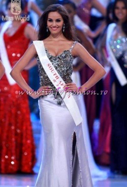 TOP 25 South Africa- Nicole Flint at Miss World 2010, 60th edition in China, Sanya
