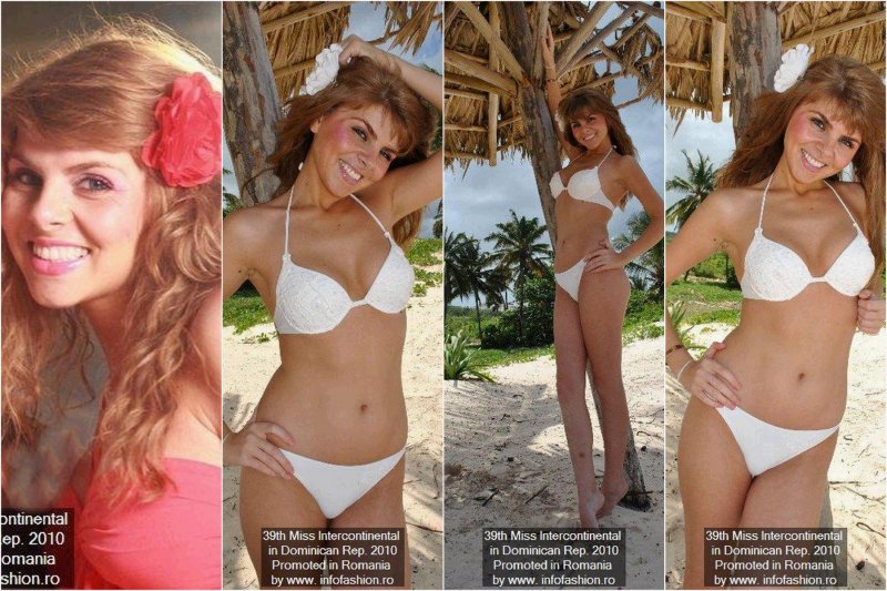 2010 Alina Clapa ROMANIA la Miss Intercontinental 2010 in Punta Cana /Infofashion Romania 