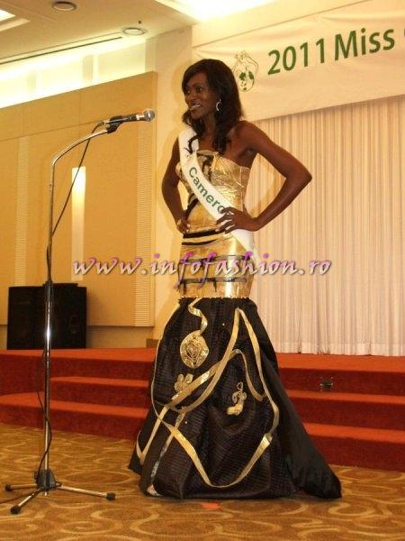 Cameroon Marguerite Abega Ekani for Miss Global Beauty Queen in South Korea 2011 