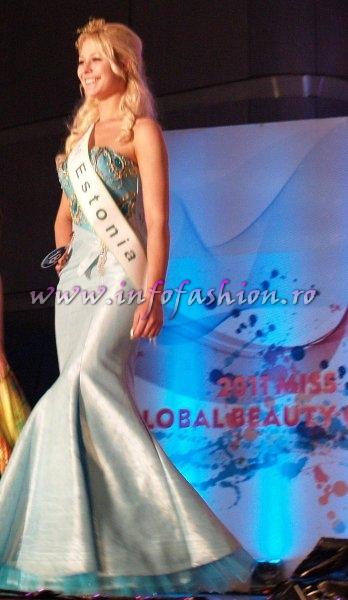 Estonia_2011 Keisi Lokk in TOP 15, Miss Friendship at Miss Global Beauty Queen in South Korea