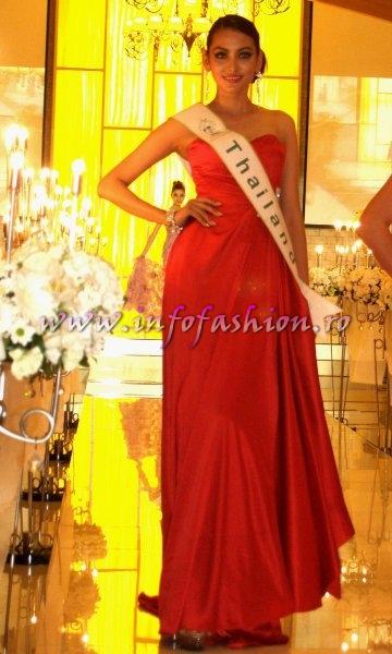 Thailand Supharat Thai-Uea in TOP 15, Best National Costume at Miss Global Beauty Queen in South Korea 2011