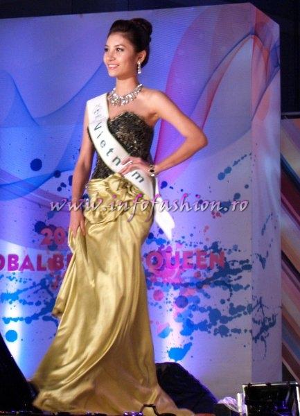 Vietnam Phan Thi Huong Giang in TOP 15, Miss Internet Popularity at Miss Global Beauty Queen in South Korea 2011