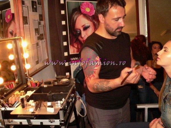 Make up artist Alex Radulescu la Festivalul One Models Craiova Fashion 2011/posted InfoFashion 