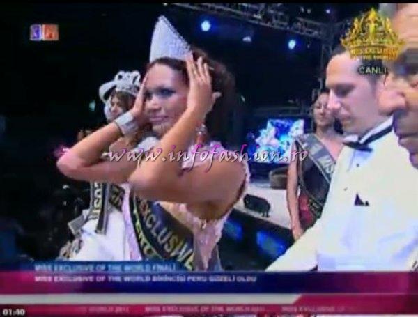 Claudia Carrasco from Peru is the WINNER of Miss Exclusive of the World in Turkey 2011