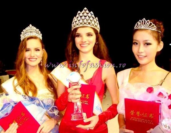 CRISTINA DAVID, WINNER of Miss All Nations 2011 in Nanjing, China, prin Platinum Agency Infofashion ROMANIA /Final 16 November 