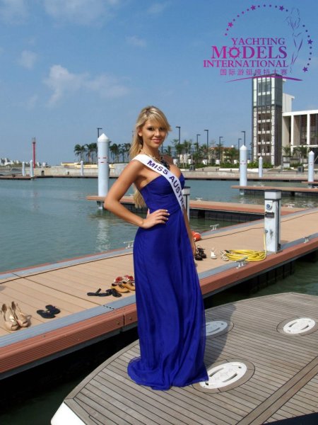 Australia_2011 Kirralee Morris at Miss Yacht Model International in China
