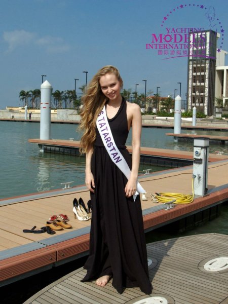 Tatarstan_2011 Borisova Akeksandra at Miss Yacht Model International in China