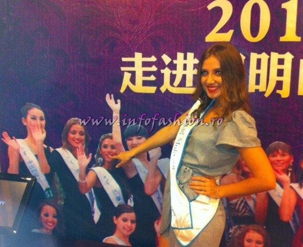 Moldova Rep - Doina Cosciug at Miss All Nations in China, Nanjing
