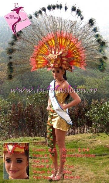 Mexico_2011 Jessica Ortiz Palma at Miss All Nations in China, Nanjing