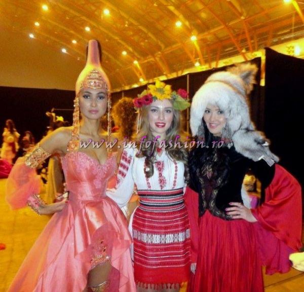 Kazakhstan, Kyrgyzstan, Romania- Alexandra Stanescu la Miss World 2011, editia 61 in UK