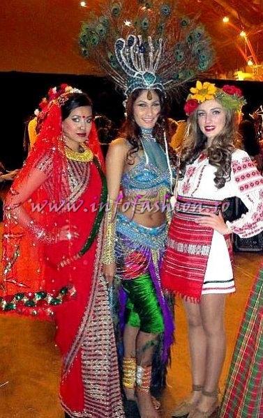 Nepal, Sri Lanka, Romania- Alexandra Stanescu at Miss World 2011, 61th edition in UK