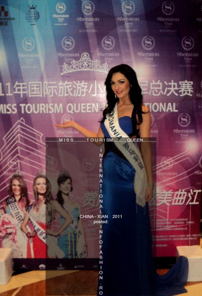 Romania Claudia Romina Dragoi at Miss Tourism Queen International in China 2011