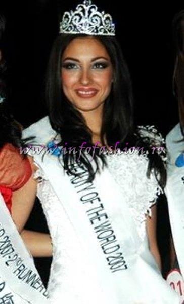 Russia_2007 Elena Potana, Winner Champion of Beauty of the World China 
