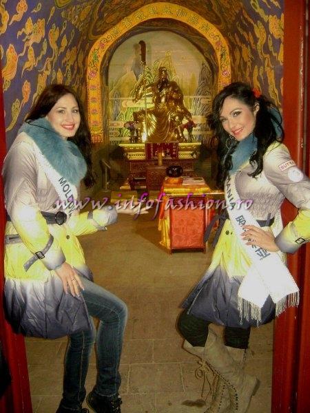 Romania- Romina Dragoi and Moldova Rep- Inga Ojog at Miss Tourism Queen International in China Quijang 2011