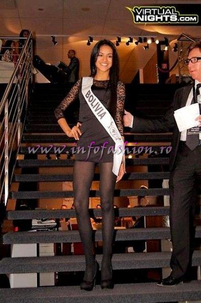 Bolivia Nayeli Quiroga at Top Model of the World in Germany 2012