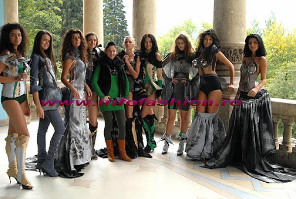 Designer Ioana Silaghi- Platinum Ag. Infofashion Miss World Romania 2009 la Castel Cantacuzino Busteni