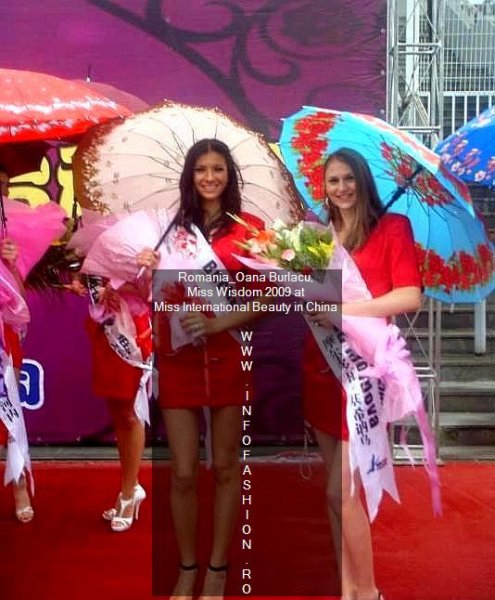 Romania_Oana Burlacu, Miss Wisdom 2009 at Miss International Beauty in China