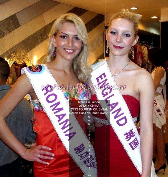 Romania- Maria Lia Bledea la Miss Tourism Oriental 2012 Dress by Oana Savescu