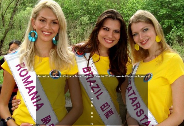 Romania- Maria Lia Bledea la Miss Tourism Oriental 2012 