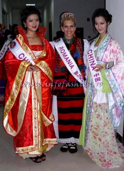 Romania- Maria Lia Bledea la Miss Tourism Oriental 2012 in China- National Costume /Costum Popular Maramures