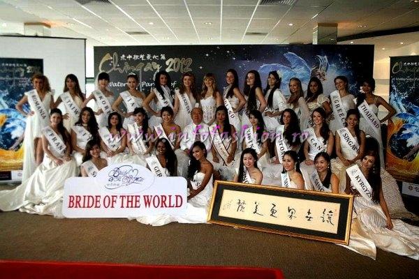 Romania Alina Clapa 2012 (Febr.) la Miss Bride of the World in Singapore/ Infofashion Platinum Agency