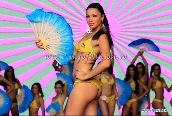 Oana Burlacu Romania 2011 at Miss Bikini International in China /InfoFashion Platinum Ag. 