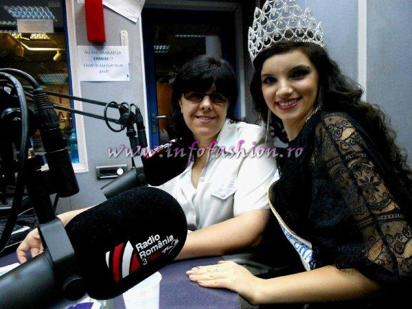 Camelia Seceleanu si Cristina David in Studioul RADIO ROMANIA 3NET FLORIAN PITTIS