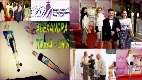 Designer Alexandra Telea-Chis la Romanian InfoFashion Festival -Spirit of Beauty, Beauty of Spirit- RIFF