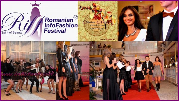 Designer Cristina Elena Radu la Romanian InfoFashion Festival -Spirit of Beauty, Beauty of Spirit- RIFF 