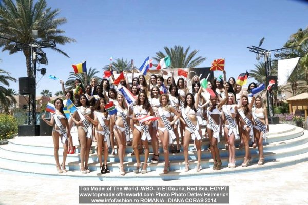 Among the Contestants, Diana Coras, Romania at 21st TOP MODEL OF THE WORLD 2014 in Egypt, El Gouna, Red Sea