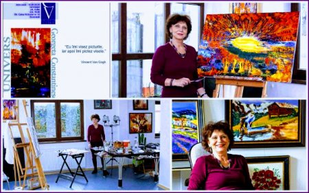 Pictori Georgeta Constantinescu Expozitia `Univers` la Galeria Calea Victoriei 33 Teatrul Tanase 04-31.12. 2014