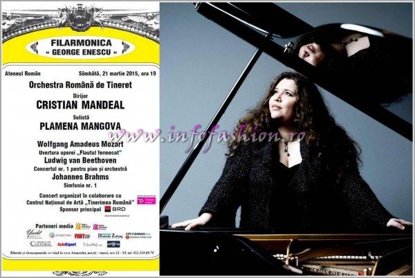 Tinerimea_Romana si Orchestra Romana de Tineret, dirijor Cristian Mandeal, invitata pianista Plamena Mangova, participari la festivaluri europene