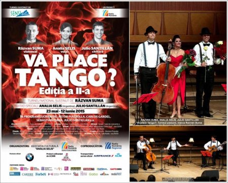Analia Selis `Va place Tango?` Turneul pasiunii, marca Razvan Suma, din nou pe scenele din Romania 23.05-10.06.2015