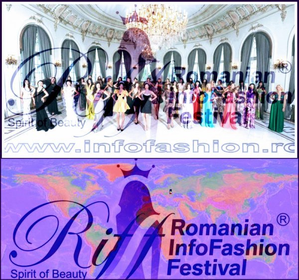 RIFF Romanian InfoFashion Festival -Spirit of Beauty® Un proiect ce numara 11 Titluri mondiale cucerite la peste 100 Finalele Mondiale Miss/ Model, in 30 de tari purtand creatii ale designerilor romani ! 