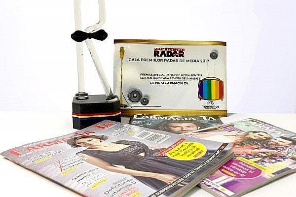 Press Revista `Farmacia Ta`, premiul special Radar de Media pentru cea mai longeviva publicatie de sanatate